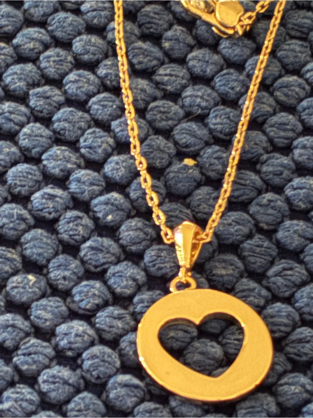 Kate Spade Gold Heart Cutout Pendant Necklace